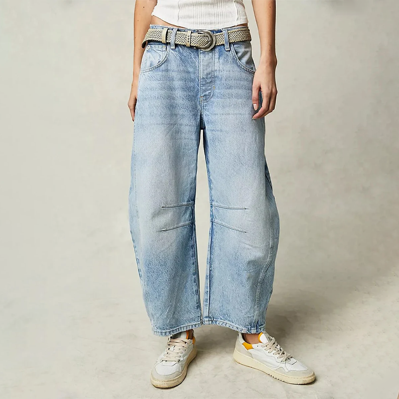 Comfortabele Wijde Broek Voor Dames Met Relaxte Pasvorm