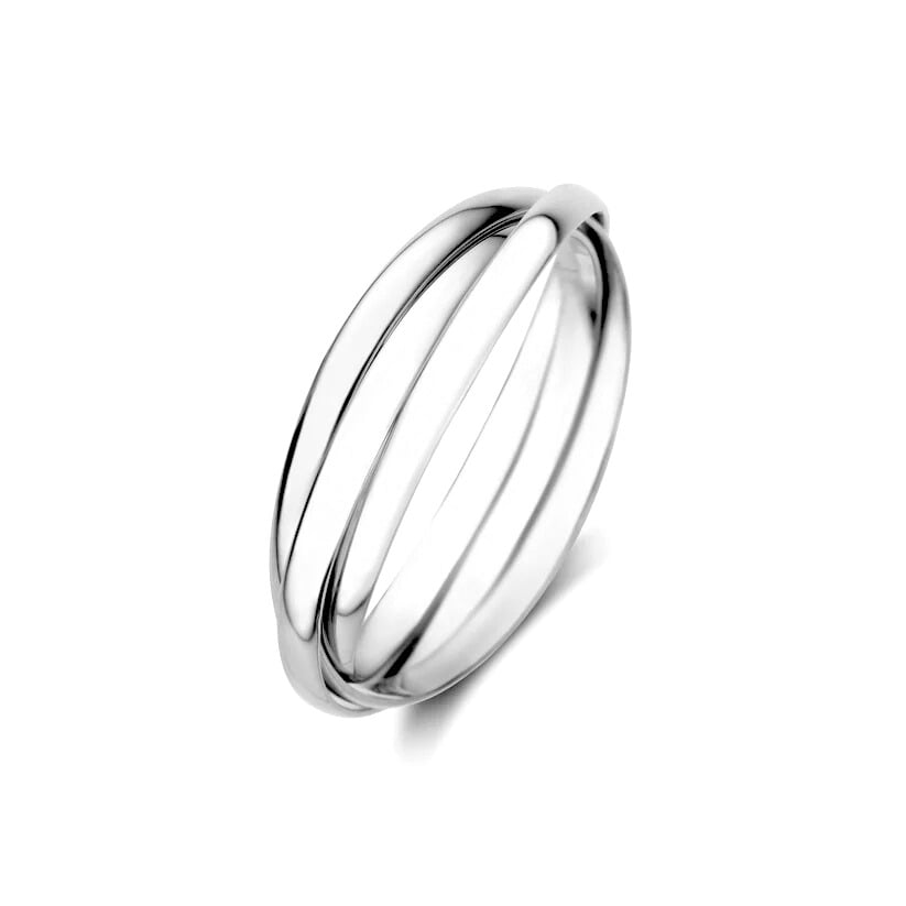 Elegante ring van wit goud met verfijnde details