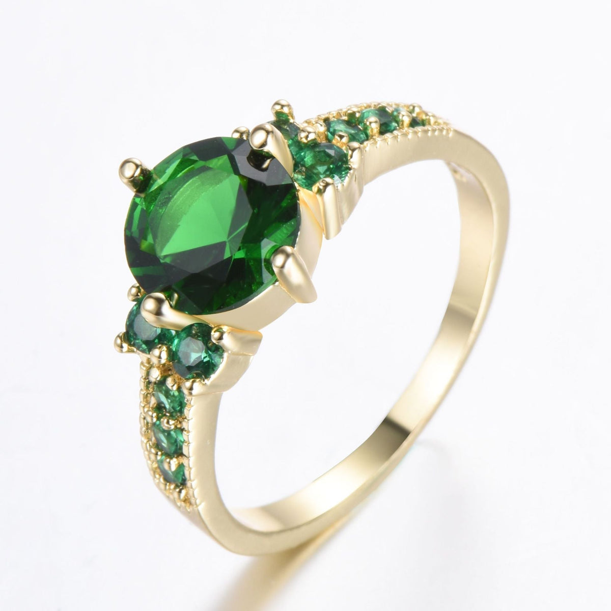 Elegante gouden ring met verfijnd ontwerp