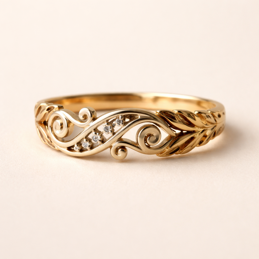 Ivy gebruik zirkonia ring