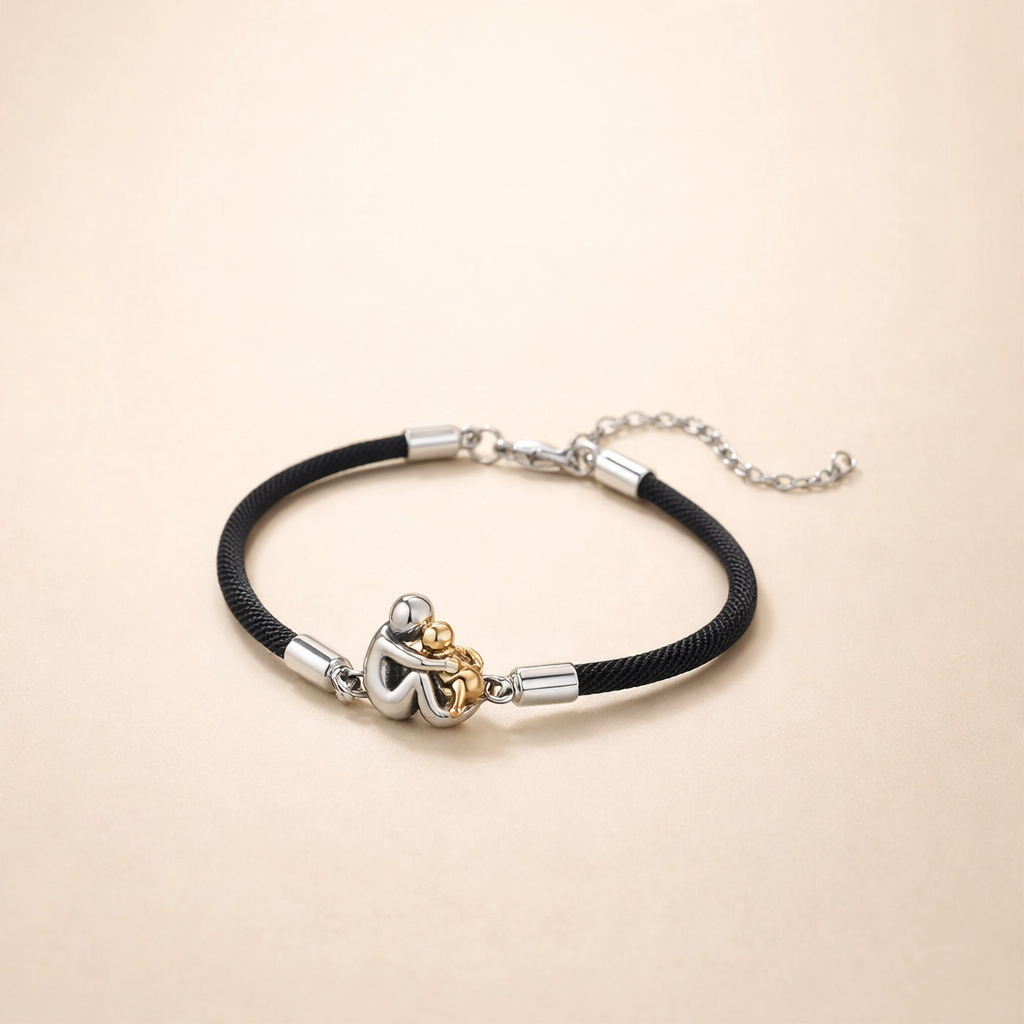 Elegante zilveren armband met hondencharme