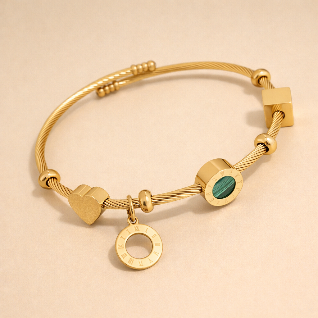 Verfijnde gouden armband met subtiele details
