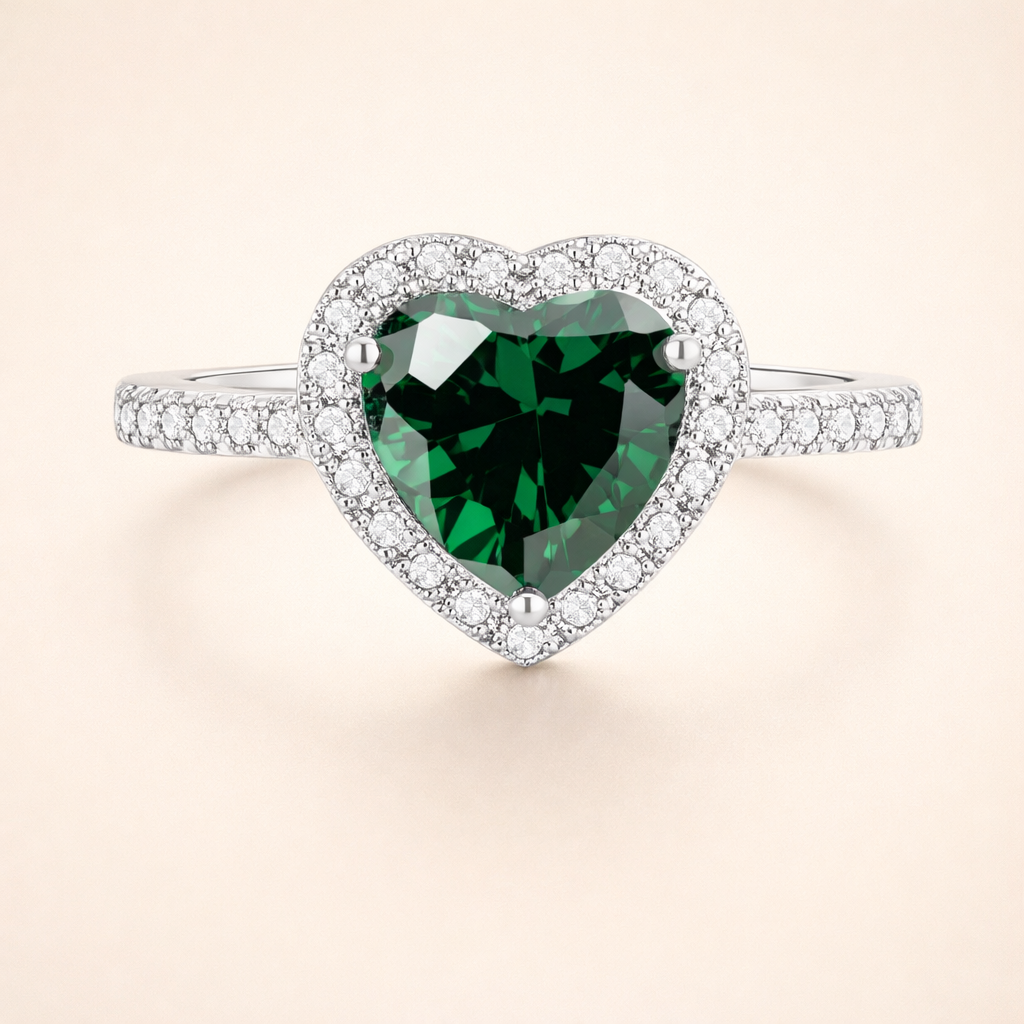 Elegante ring van wit goud met verfijnde details
