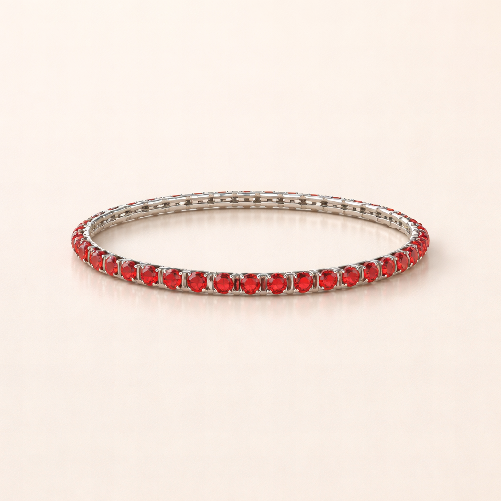 Elegante witgouden armband met verfijnd design