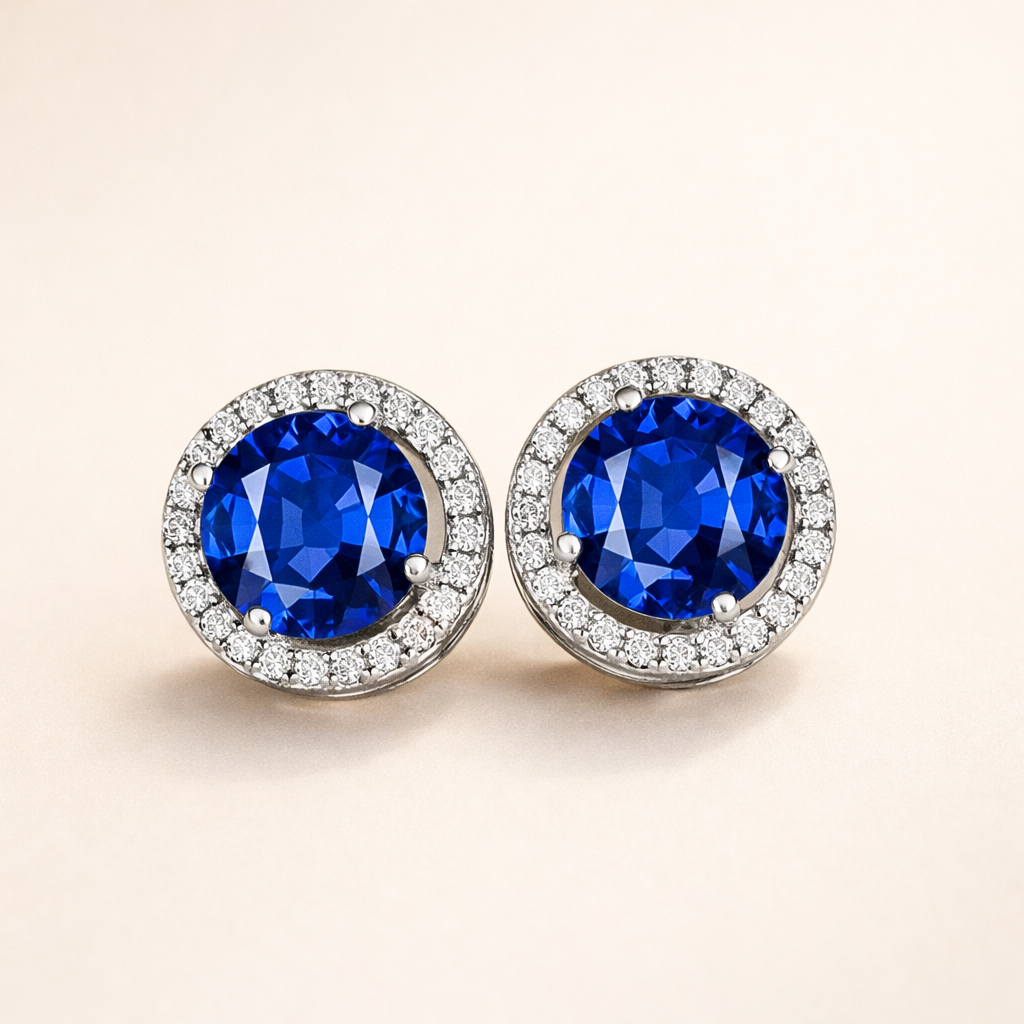 Dromerige oorbellen van wit goud met delicate details