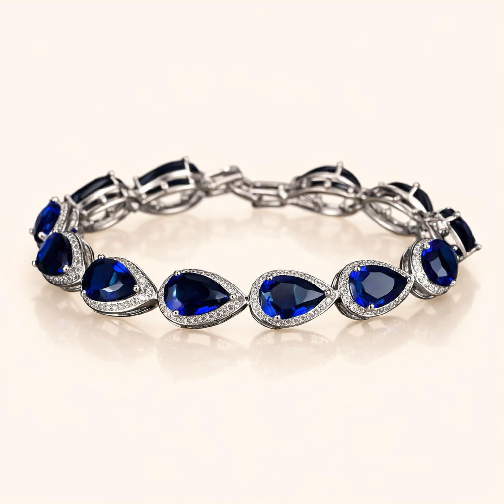 Verfijnde witgouden armband met delicate details