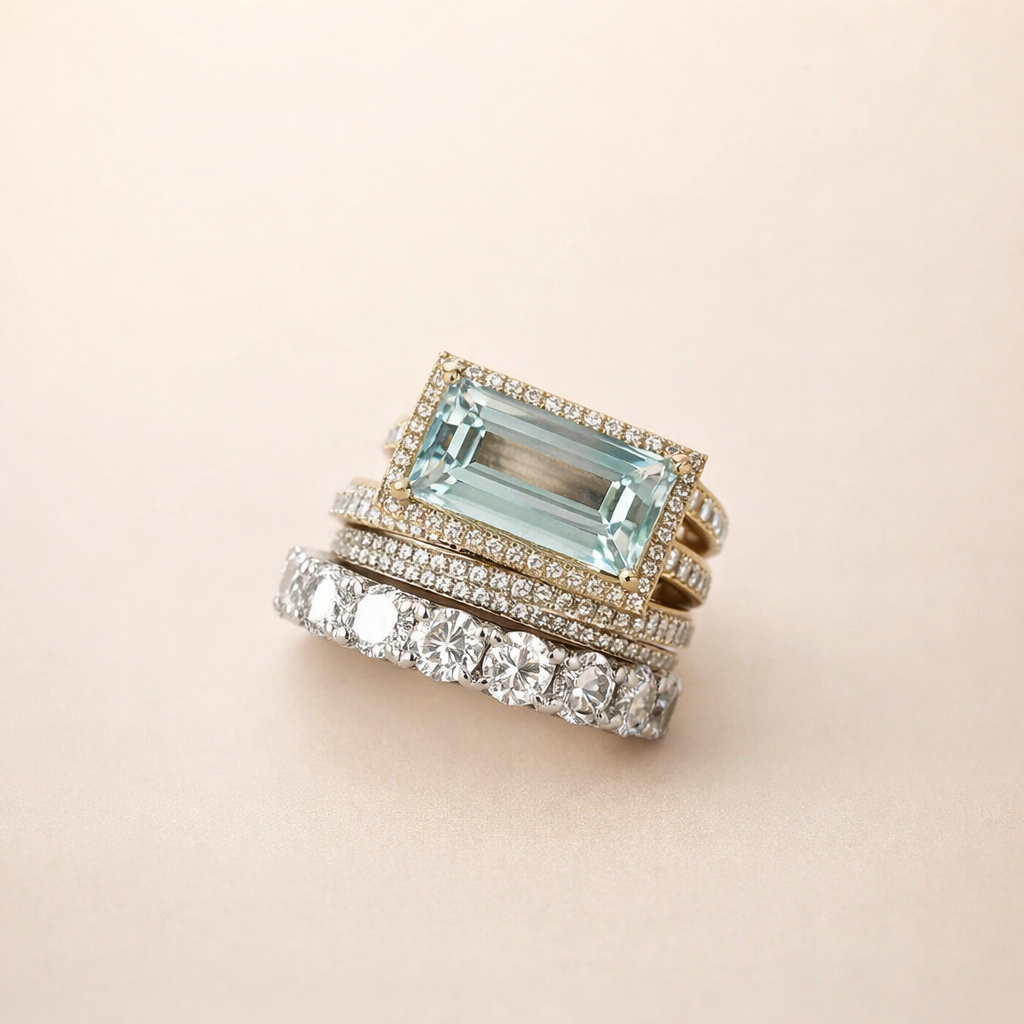 Elegante zilveren ring met turquoise steen