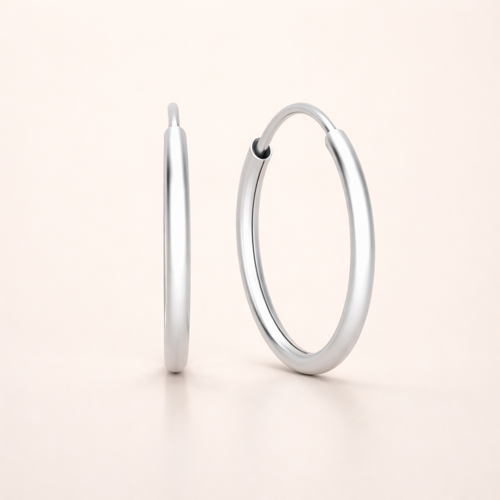 Elegante oorbellen van wit goud met verfijnd ontwerp
