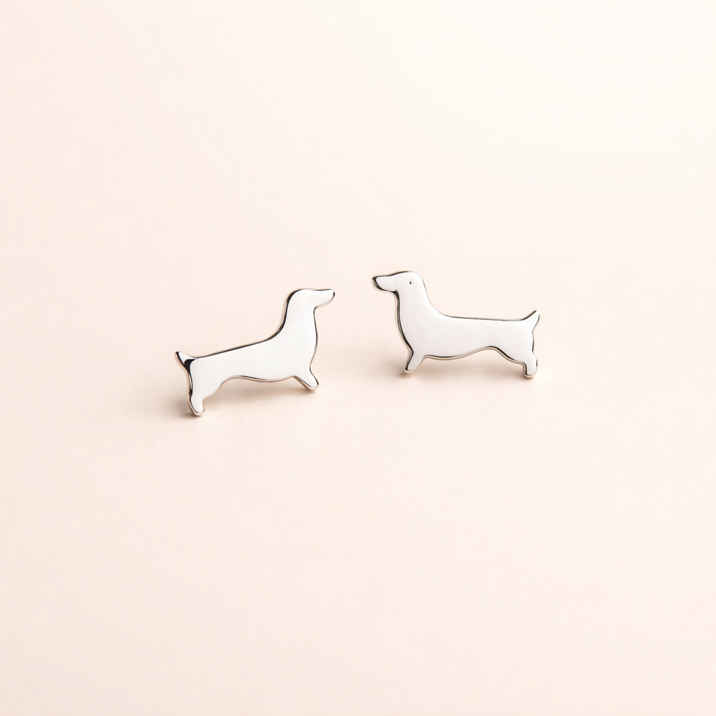 Dachshund Stud Oorbellen
