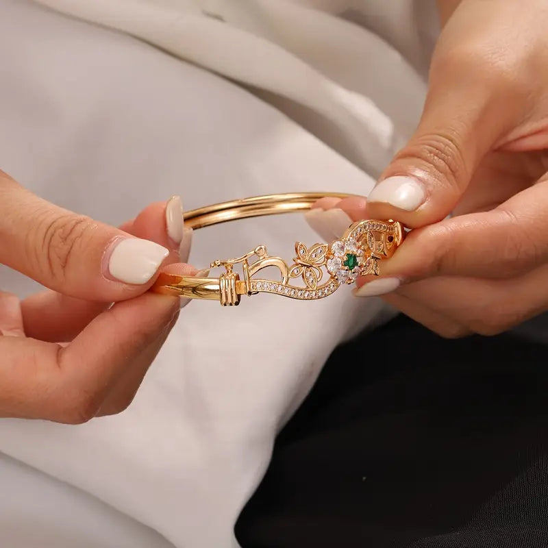 Zachte gouden armband met verfijnde details