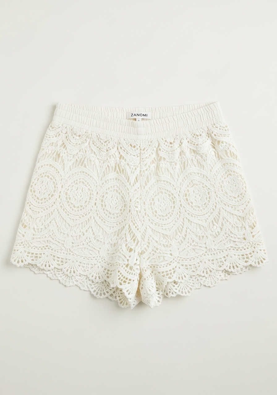 Luchtige Boho Strandshorts Voor Dames Met Elastische Tailleband
