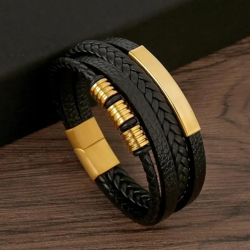 Heren Lederen Armband Voor Casual En Formele Gelegenheden
