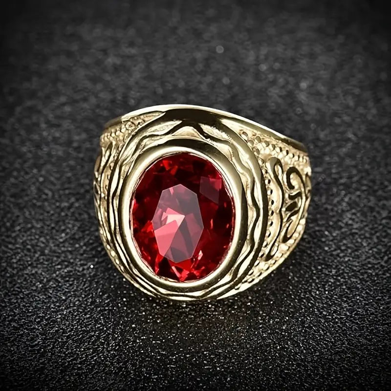 Elegante gouden ring met verfijnde details