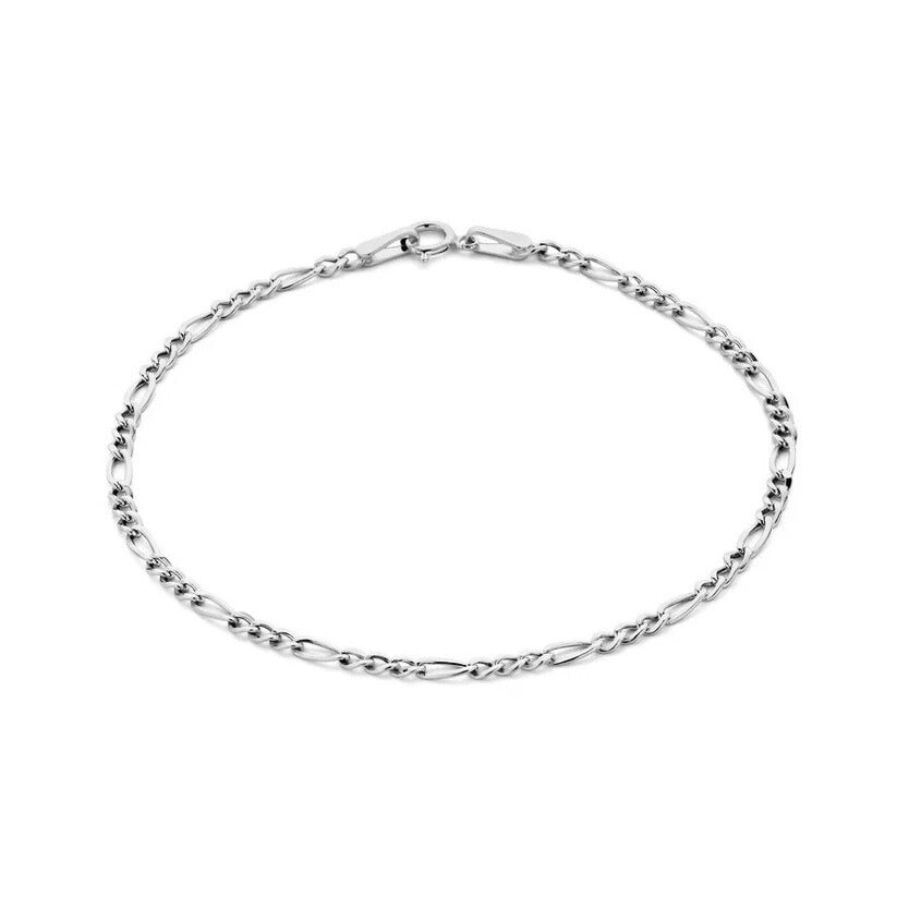 Elegante witgouden armband met verfijnde details