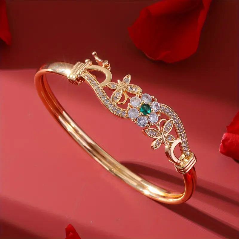 Zachte gouden armband met verfijnde details