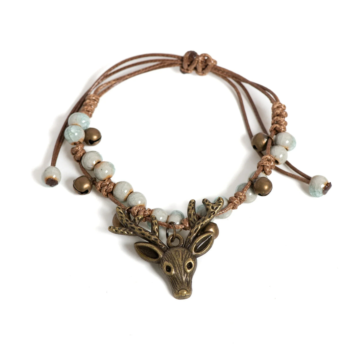 Handgemaakt Keramisch Hert Charm Armband