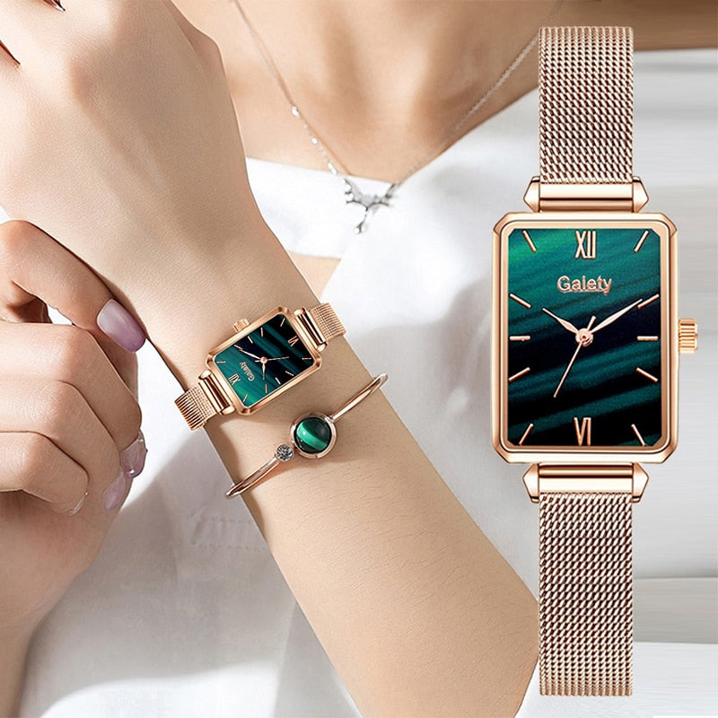 Elegante horloge met bijbehorende armband
