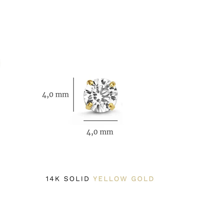Gouden oorbellen set