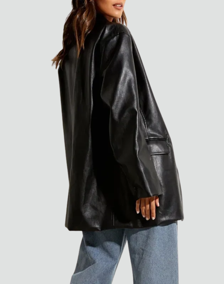 Dames Blazer Leer