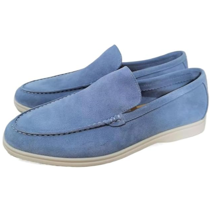 Casual loafers Heren Regular Fit Bovenwerk van leer Instapmodel