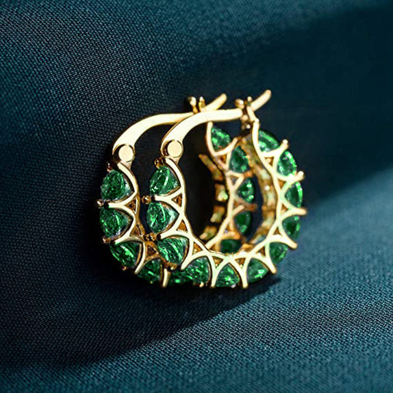 Elegante oorbellen van wit goud met verfijnd ontwerp