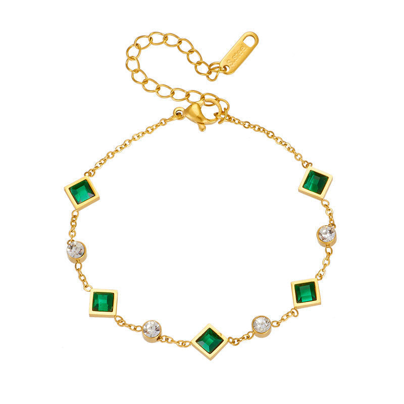 Elegante gouden armband met verfijnd ontwerp