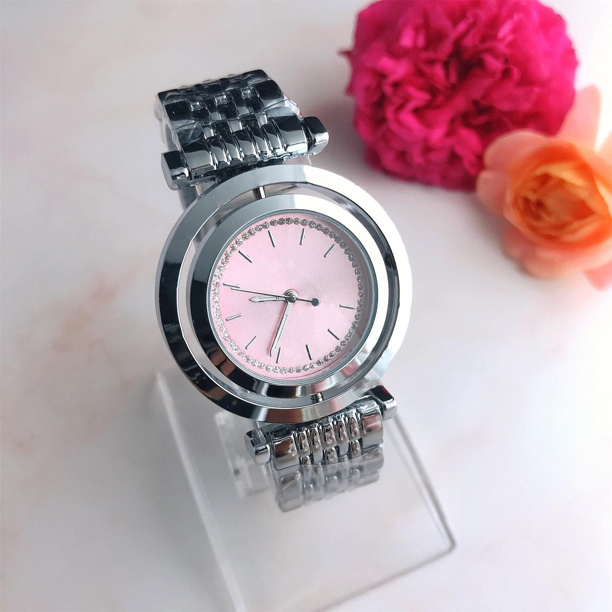 Elegante zilveren horloge