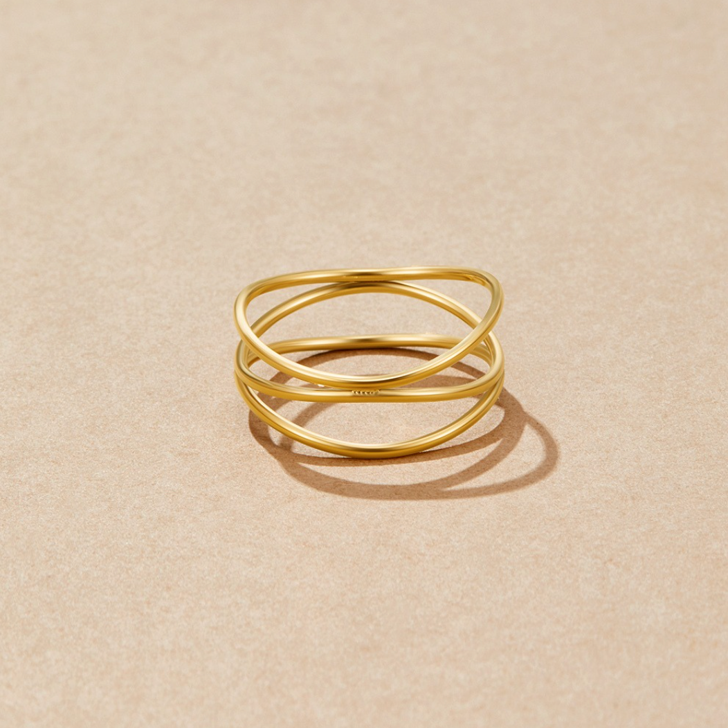 Oneindige Lijn - Gouden Ring