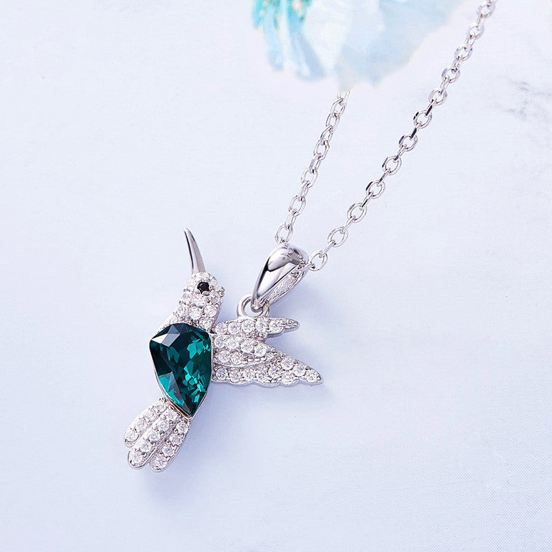 Hummingbird Sparkle Ketting met Zirkonia