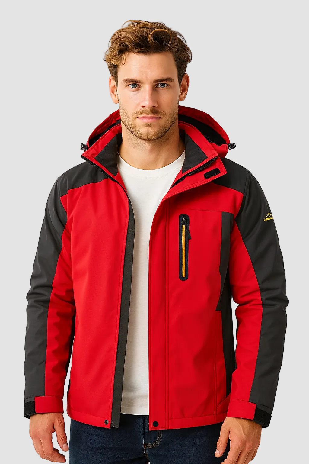 Waterafstotende Winterjas Heren Fleece Gevoerd Capuchon