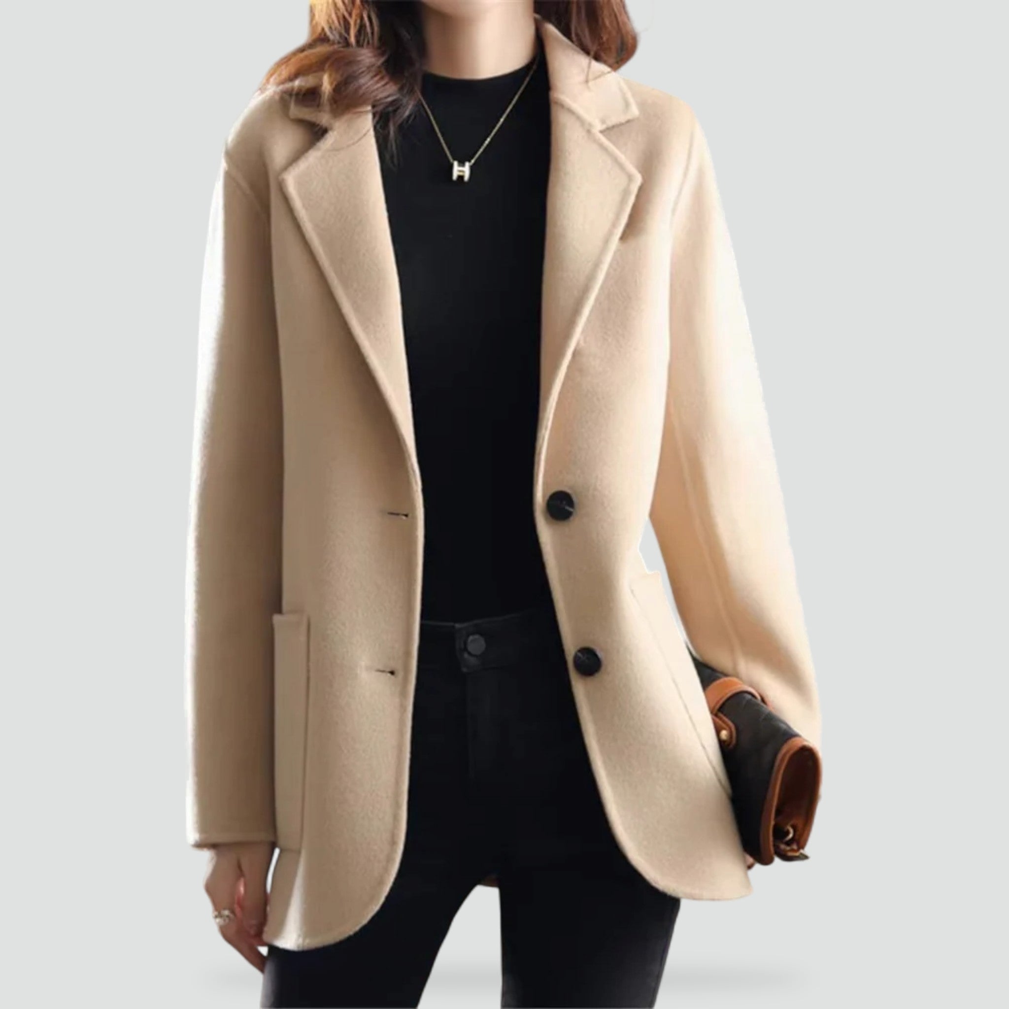 Blazer voor Dames met Getailleerde Pasvorm voor een Stijlvolle Look