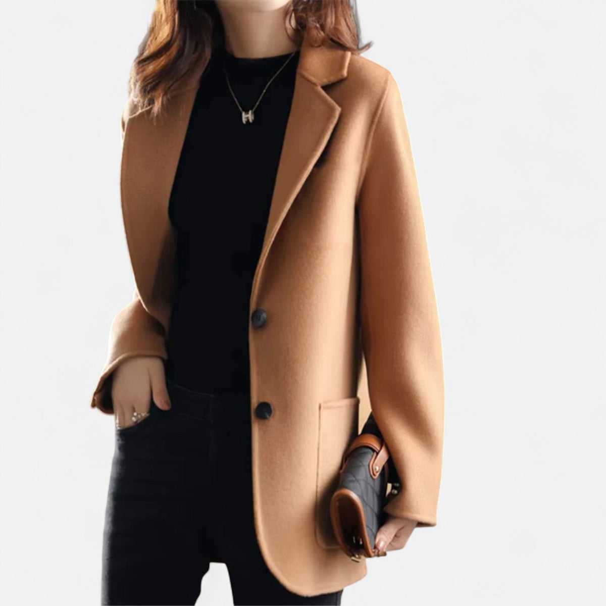 Blazer voor Dames met Getailleerde Pasvorm voor een Stijlvolle Look