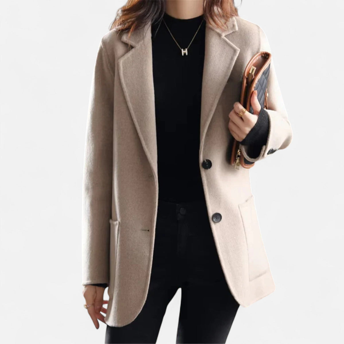 Blazer voor Dames met Getailleerde Pasvorm voor een Stijlvolle Look