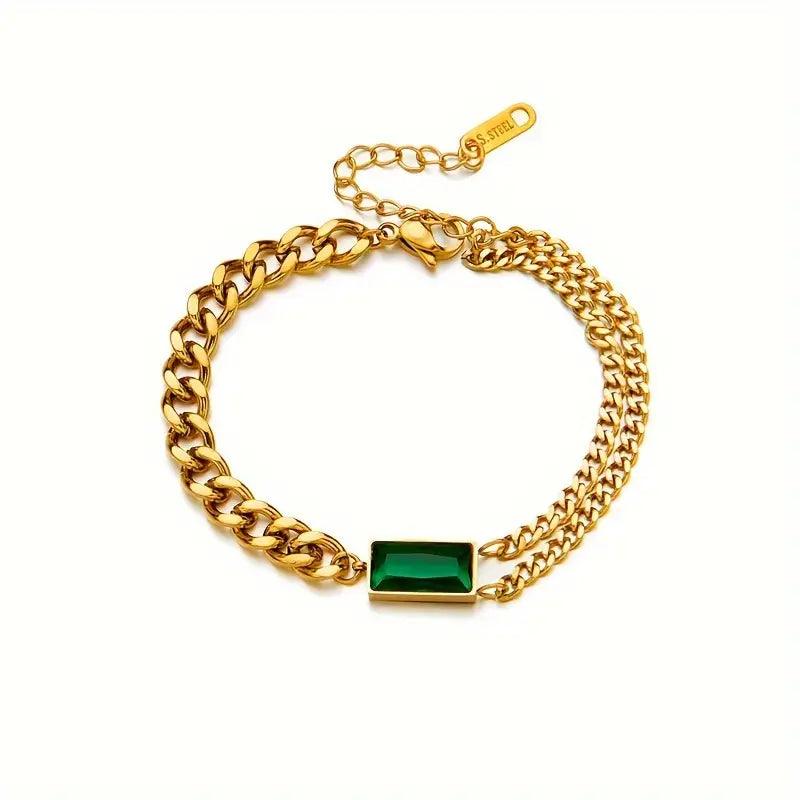 Elegante gouden armband met verfijnde details
