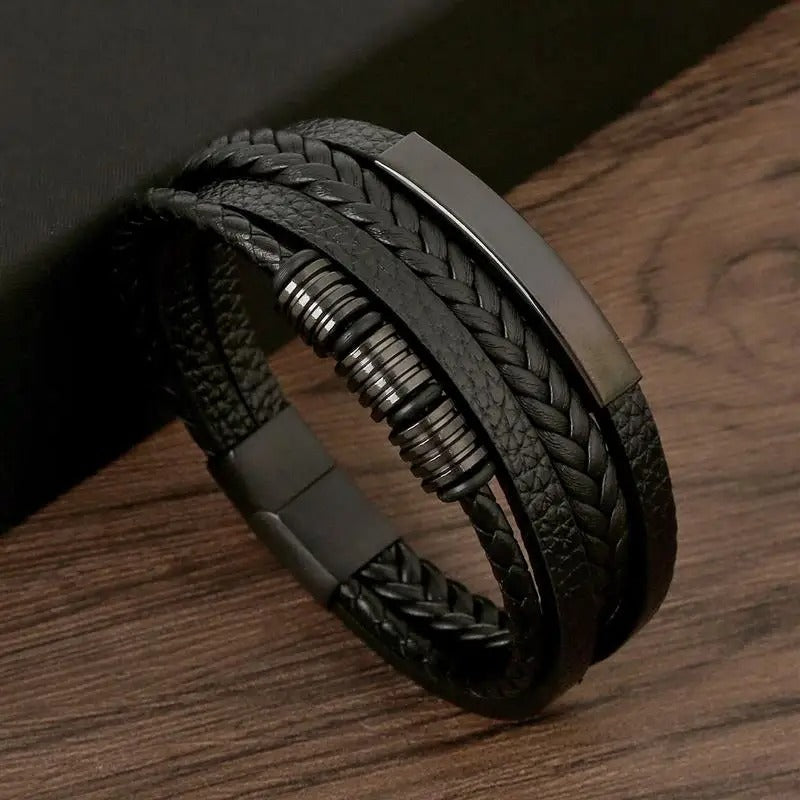 Heren Lederen Armband Voor Casual En Formele Gelegenheden