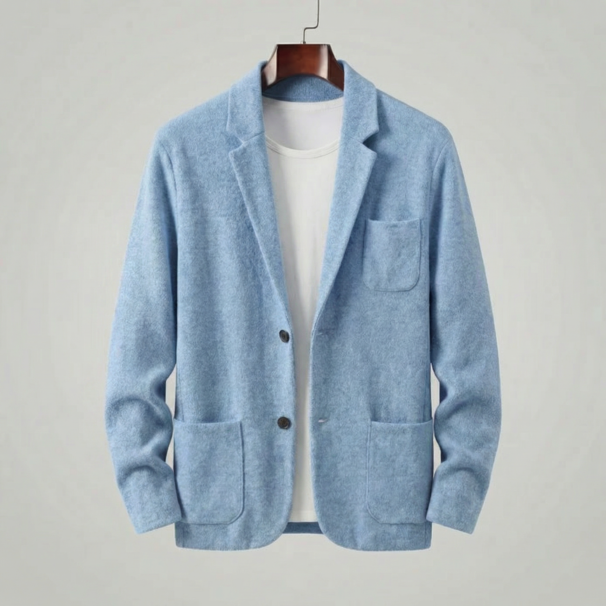 Casual Tailored Fit Jasje Heren Lapel Kraag