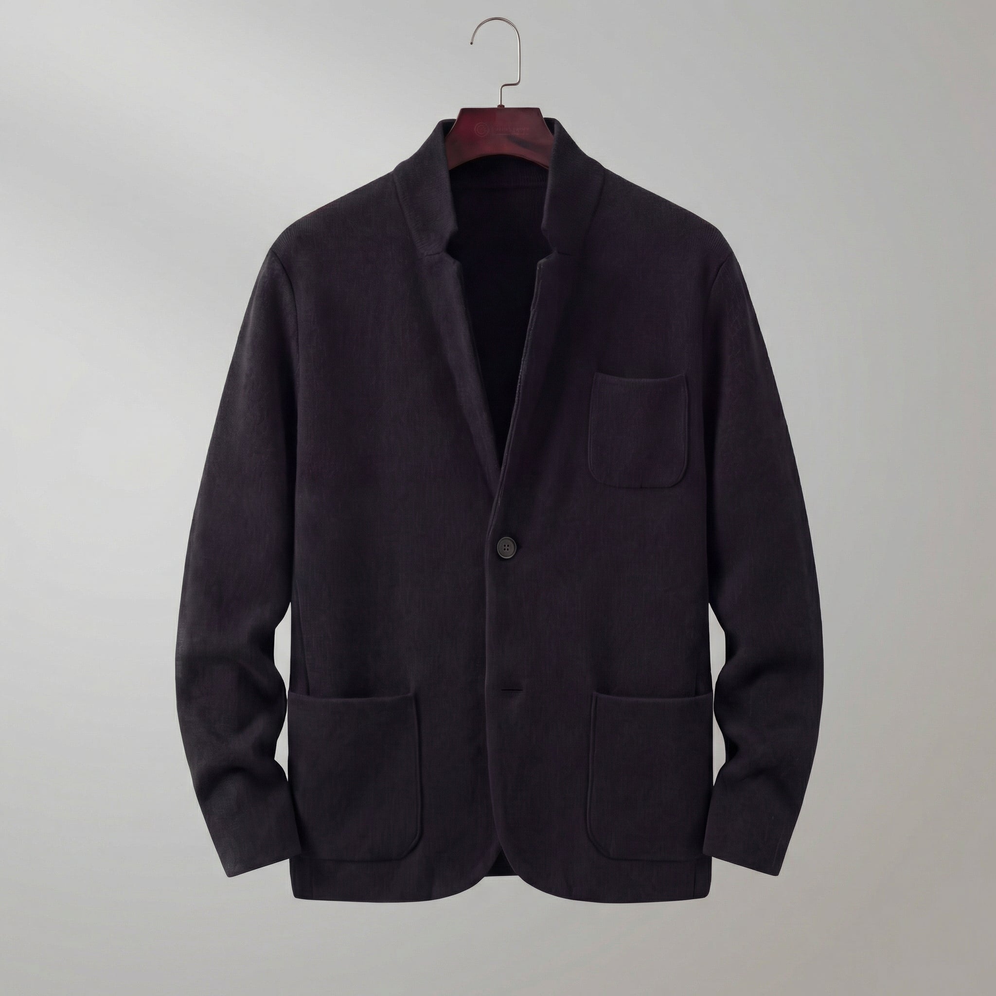Casual Tailored Fit Jasje Heren Lapel Kraag