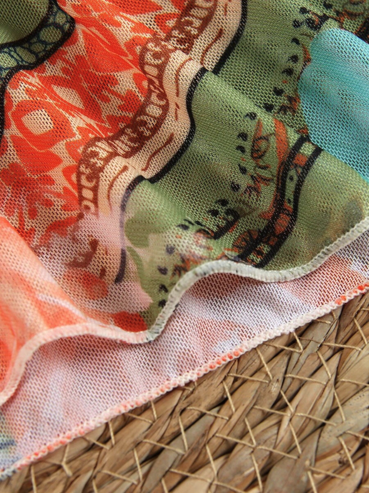 Dames Bikini Set Tropische Print