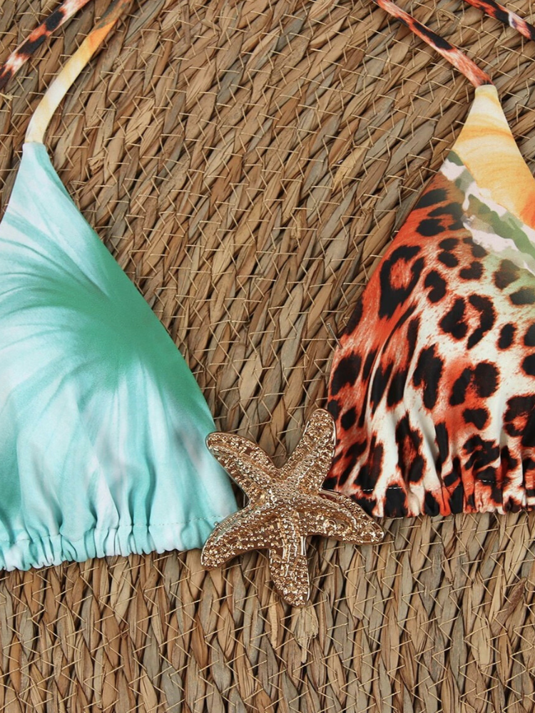 Dames Bikini Set Tropische Print
