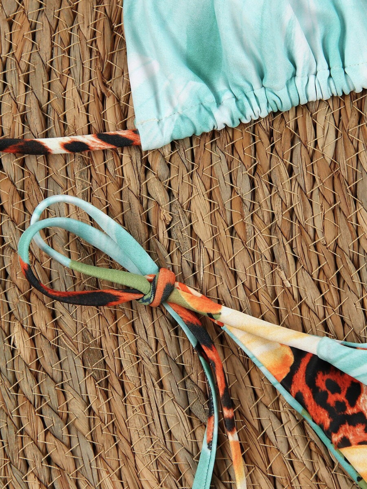 Dames Bikini Set Tropische Print