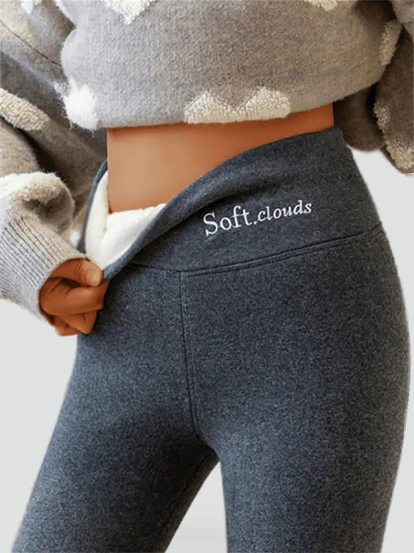 Dames Legging met Fleecevoering en Hoge Taille