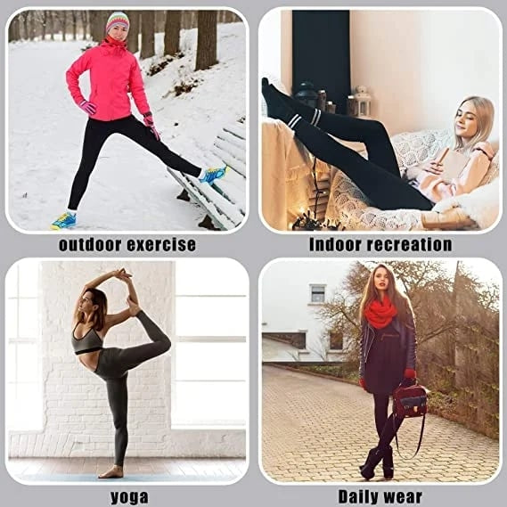 Dames Legging met Fleecevoering en Hoge Taille