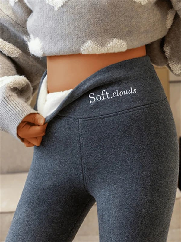 Dames Legging met Fleecevoering en Hoge Taille
