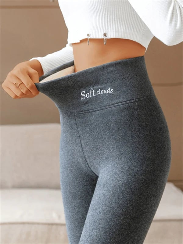 Dames Legging met Fleecevoering en Hoge Taille