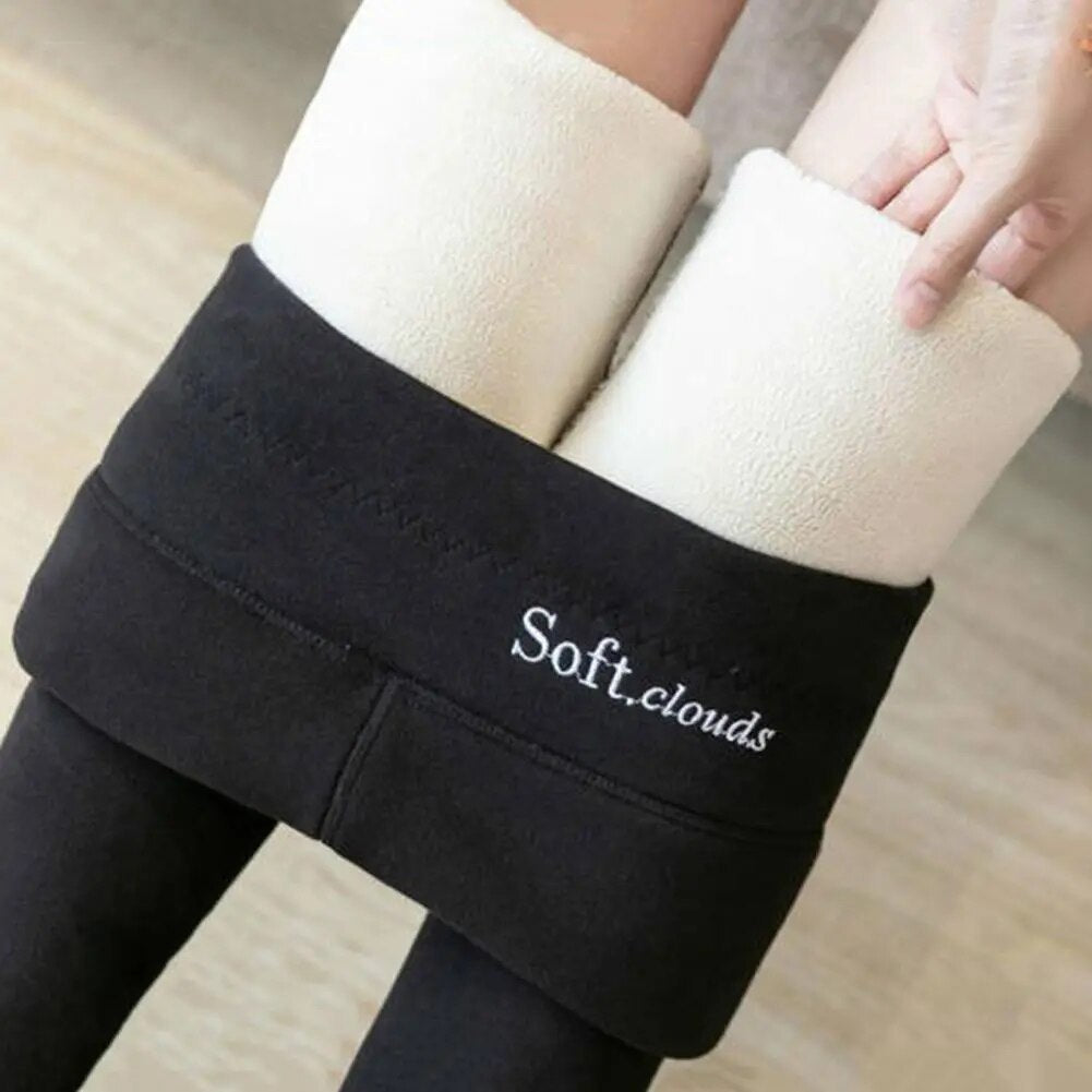 Dames Legging met Fleecevoering en Hoge Taille