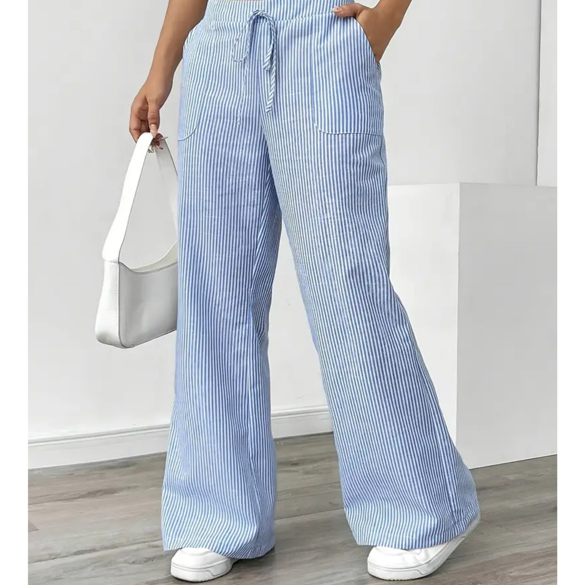 Dames Linnen Brede Broek