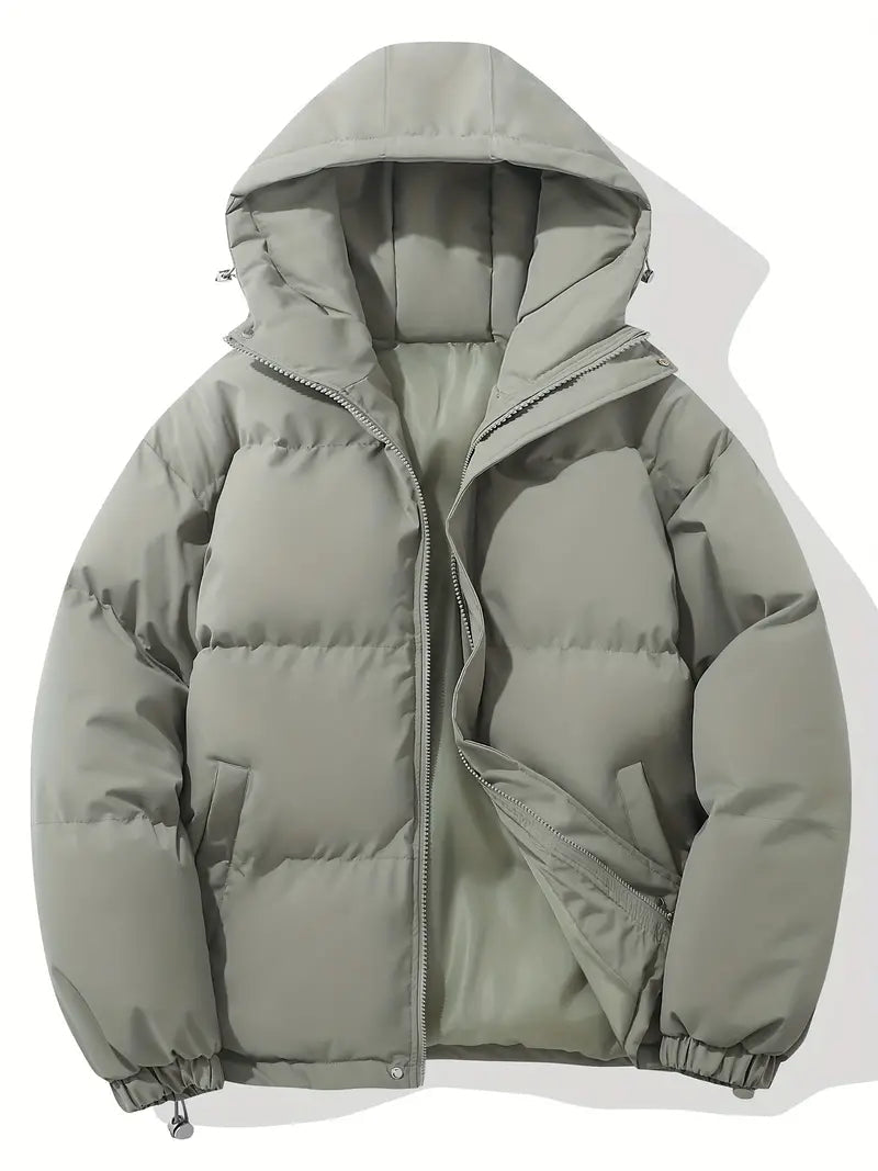 Dames winterjas met elegante pasvorm en gevoerde capuchon voor warmte