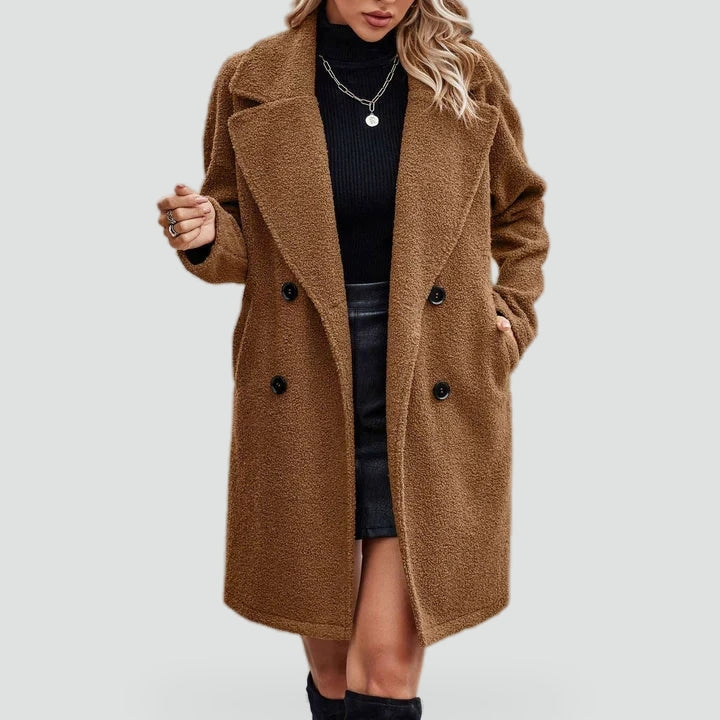 Damesjas met Mi-Lange Snit en Elegante Stijl voor Winter