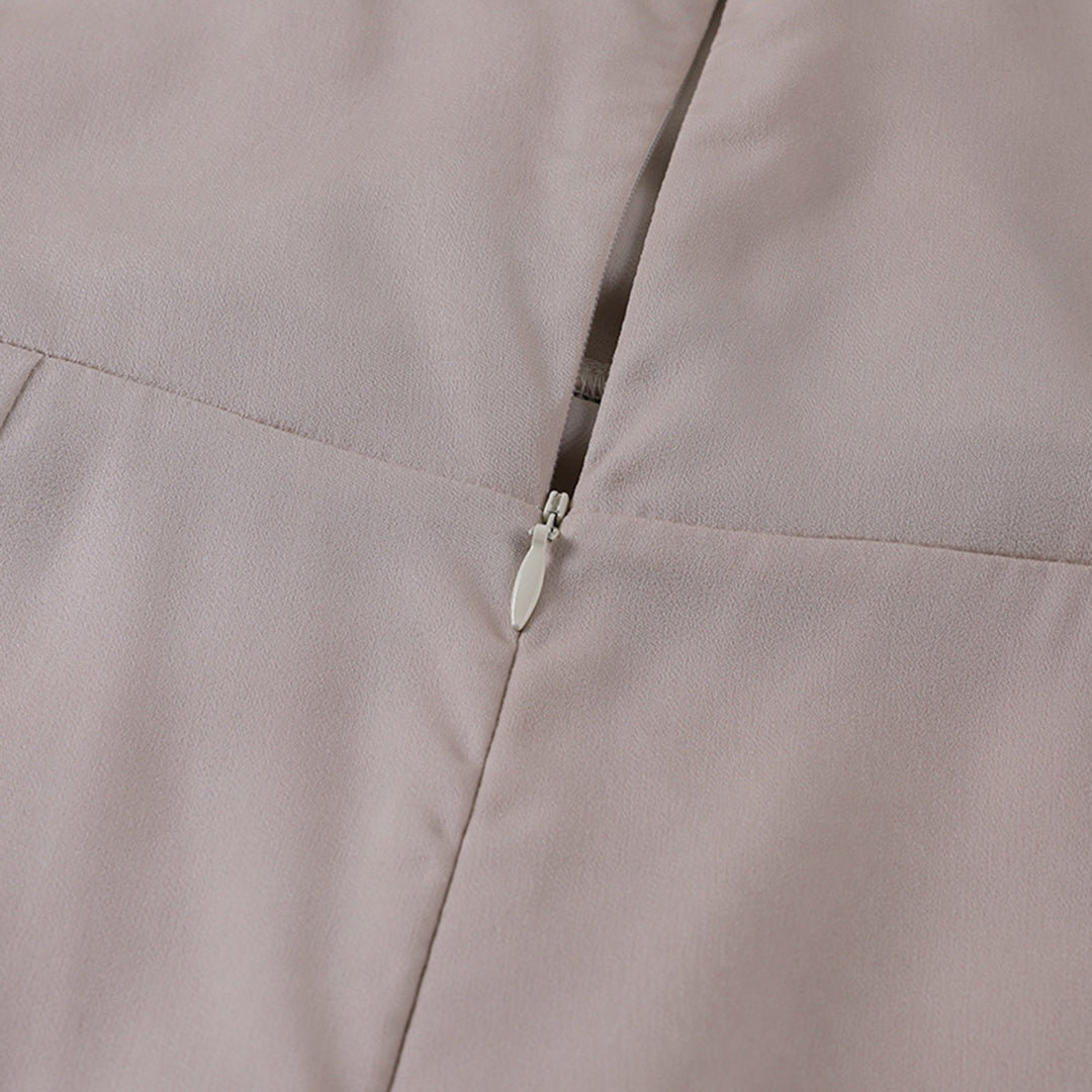 Elegante Maxi Jurk voor Dames met V-hals