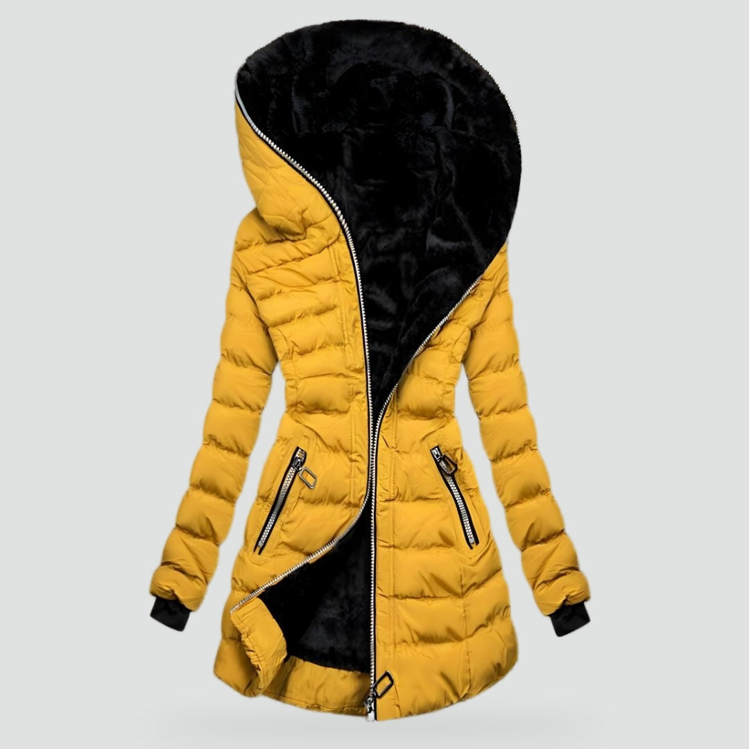 Elegante Winterjas voor Dames met Warme Voering